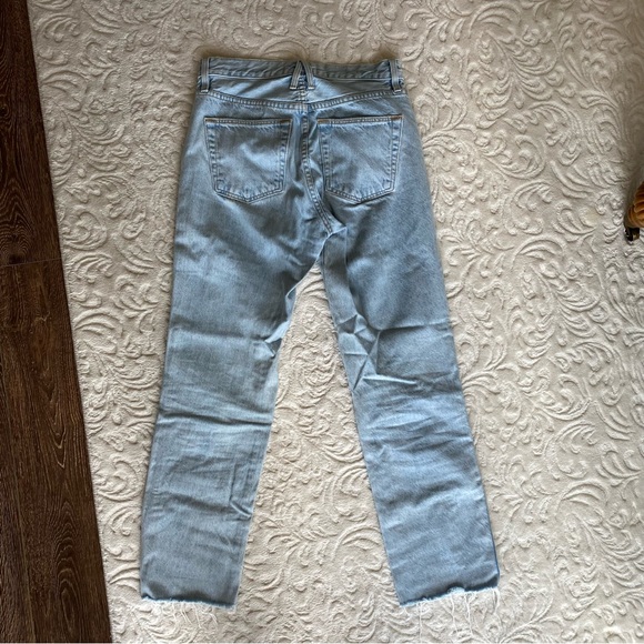 SLVRLAKE Hero Light Blue High Waisted Straight Leg Jeans - Picture 4 of 5